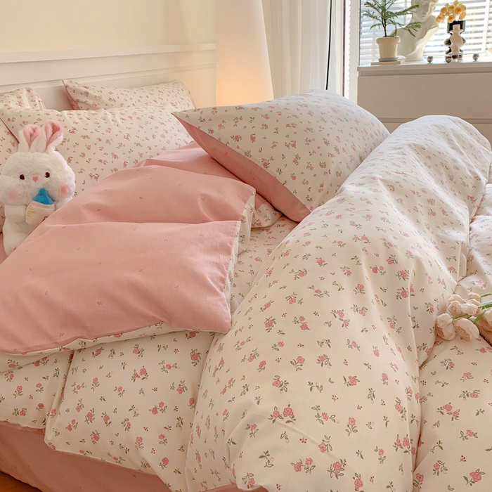 91家纺网 家纺一手货源 找家纺 澳萝拉 2024新款全棉40支13070碎花系列单被套 小美好