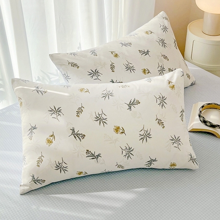 91家纺网 家纺一手货源 找家纺 （总）倾慕家纺 2024新款时尚风全棉13070亲肤印花系列单枕套