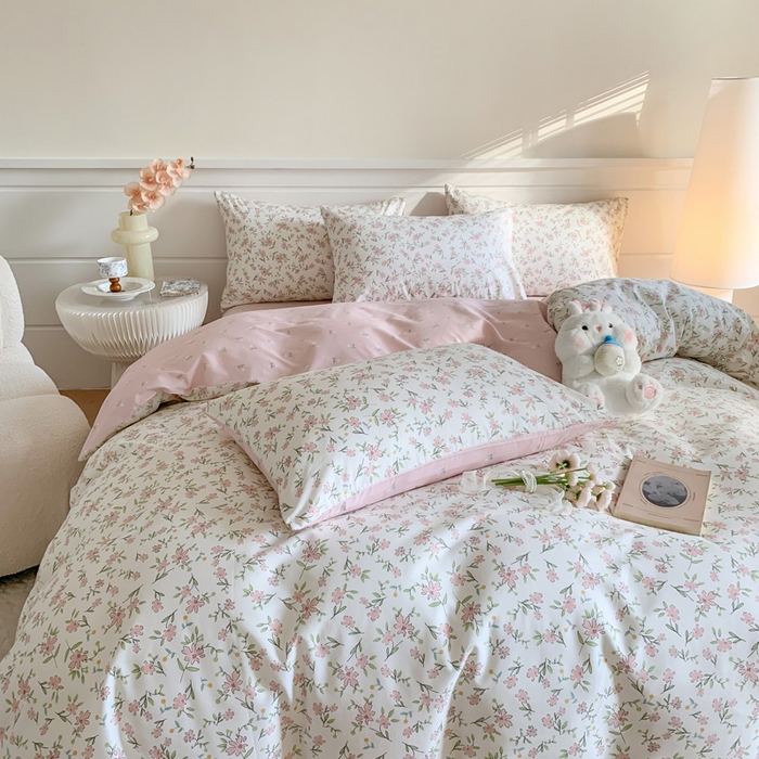 91家纺网 家纺一手货源 找家纺 澳萝拉 2024新款全棉40支13070碎花系列单被套 曼妙