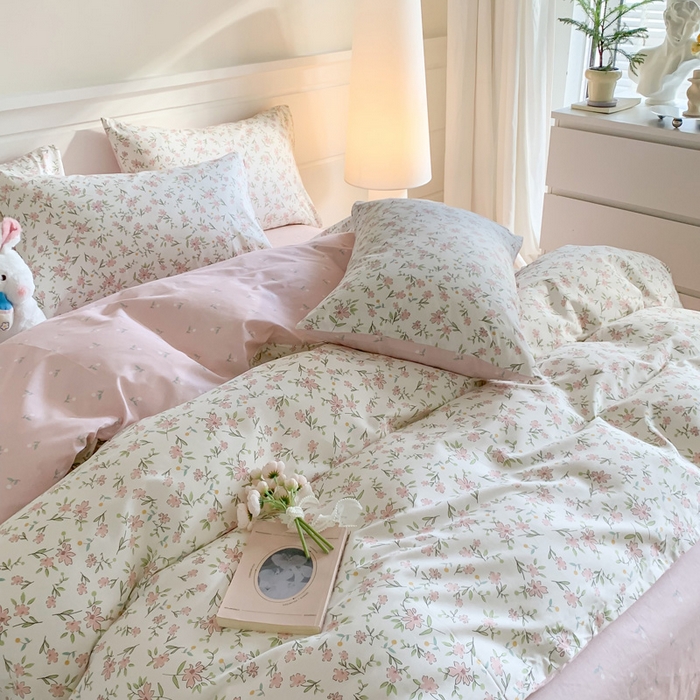 91家纺网 家纺一手货源 找家纺 澳萝拉 2024新款全棉40支13070碎花系列单被套 曼妙