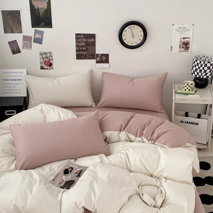 91家纺网 家纺一手货源 找家纺 （总）三朵家纺 2024新款春夏13372全棉精梳棉混搭四件套