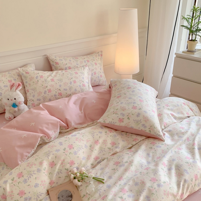 91家纺网 家纺一手货源 找家纺 澳萝拉 2024新款全棉40支13070碎花系列单被套 蝶语