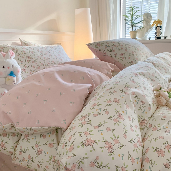 91家纺网 家纺一手货源 找家纺 澳萝拉 2024新款全棉40支13070碎花系列单被套 曼妙