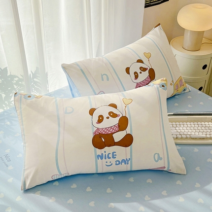 91家纺网 家纺一手货源 找家纺 （总）倾慕家纺 2024新款时尚风全棉13070亲肤印花系列单枕套