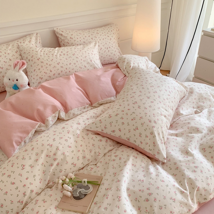 91家纺网 家纺一手货源 找家纺 澳萝拉 2024新款全棉40支13070碎花系列单被套 小美好