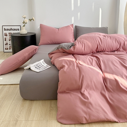 91家纺网 家纺一手货源 找家纺 （总）家贝爱 2024新款简约轻奢水洗棉四件套