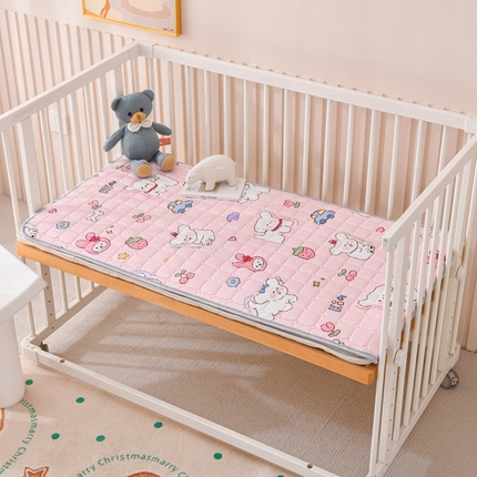 富馨莱 2024新款幼儿园纯棉床垫儿童床护垫 宠物乐园