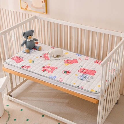 富馨莱 2024新款幼儿园纯棉床垫儿童床护垫 甜心熊
