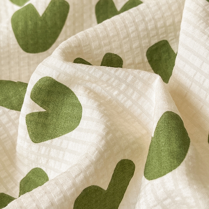 91家纺网 家纺一手货源 找家纺 梦之岛 2024新款A类母婴级泡泡棉皱皱纱碎花四件套 心动