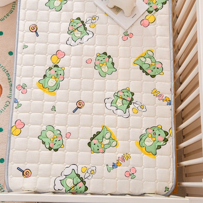 91家纺网 家纺一手货源 找家纺 （总）富馨莱 2024新款幼儿园纯棉床垫儿童床护垫