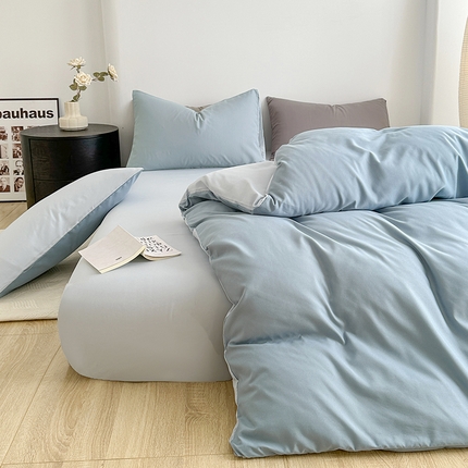 91家纺网 家纺一手货源 找家纺 （总）家贝爱 2024新款简约轻奢水洗棉四件套