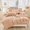91家纺网 家纺一手货源 找家纺 宜凡家纺 2024新品全棉夹棉花边床笠四件套-心情 心情 暖杏