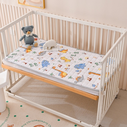 91家纺网 家纺一手货源 找家纺 （总）富馨莱 2024新款幼儿园纯棉床垫儿童床护垫