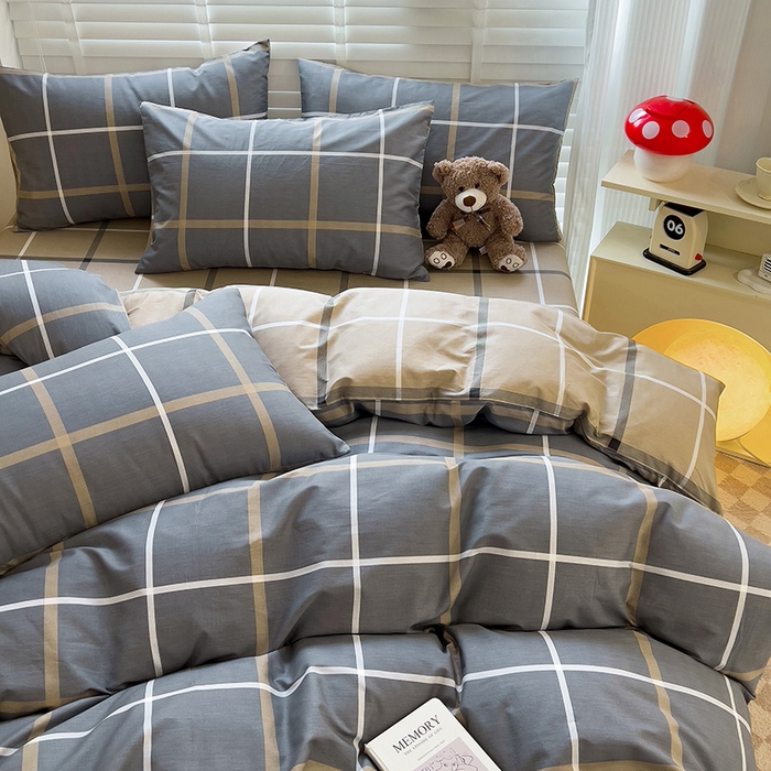 91家纺网 家纺一手货源 找家纺 西引力 2024新款全棉卡通印花单被套 格调人生