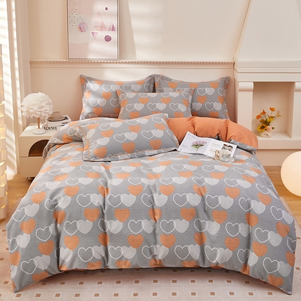 91家纺网 家纺一手货源 找家纺 （总）雲归梦 2023新款全棉AB版加厚四件套