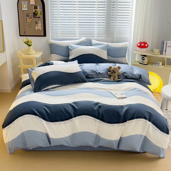 91家纺网 家纺一手货源 找家纺 西引力 2024新款全棉卡通印花单被套 欧尼亚