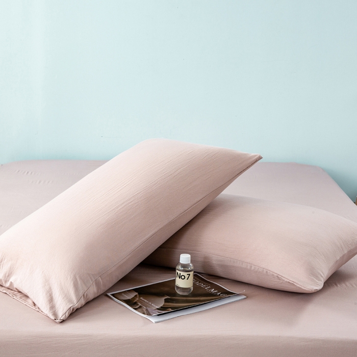 91家纺网 家纺一手货源 找家纺 森林人 2024新款A类水洗棉大豆纤维夏被四件套 卡其