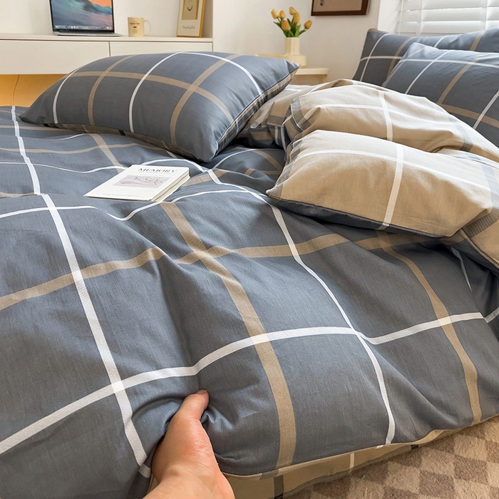 91家纺网 家纺一手货源 找家纺 西引力 2024新款全棉卡通印花单被套 格调人生