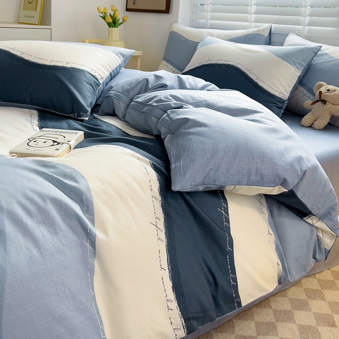 91家纺网 家纺一手货源 找家纺 西引力 2024新款全棉卡通印花单被套 欧尼亚