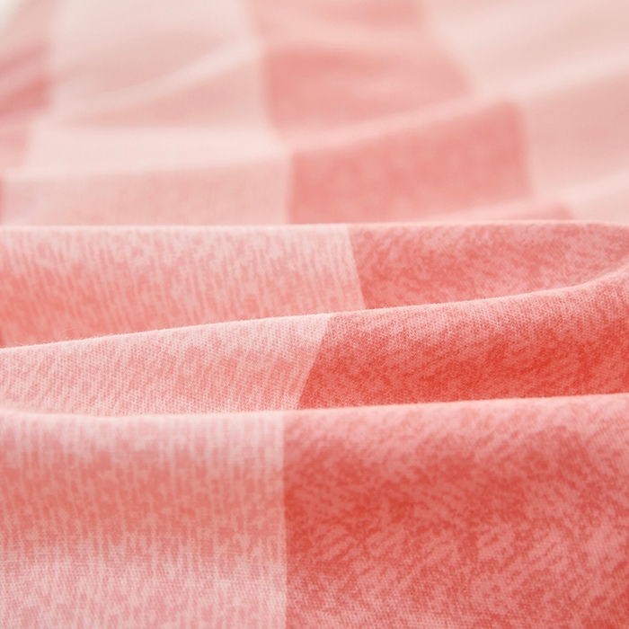 91家纺网 家纺一手货源 找家纺 雲归梦 2023新款全棉AB版加厚四件套 恋心 粉