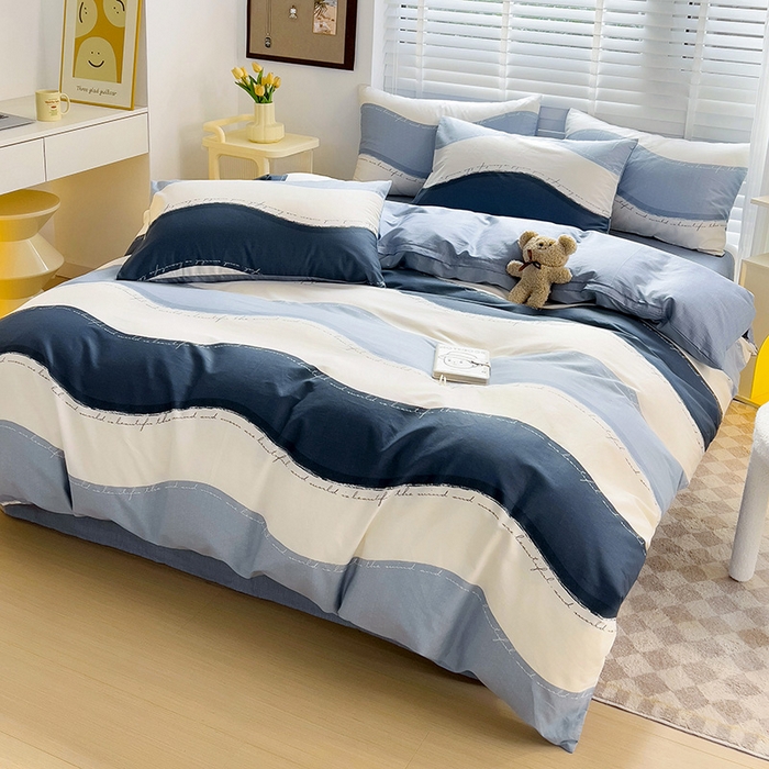 91家纺网 家纺一手货源 找家纺 西引力 2024新款全棉卡通印花单被套 欧尼亚