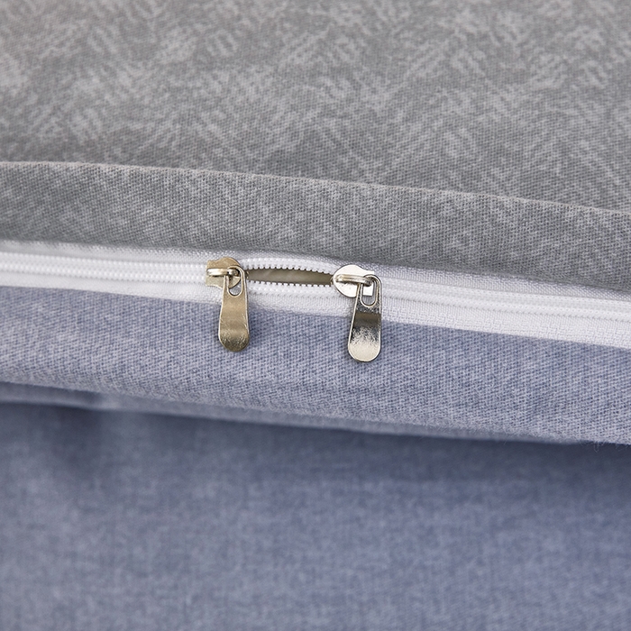 91家纺网 家纺一手货源 找家纺 雲归梦 2023新款全棉AB版加厚四件套 赫本 灰