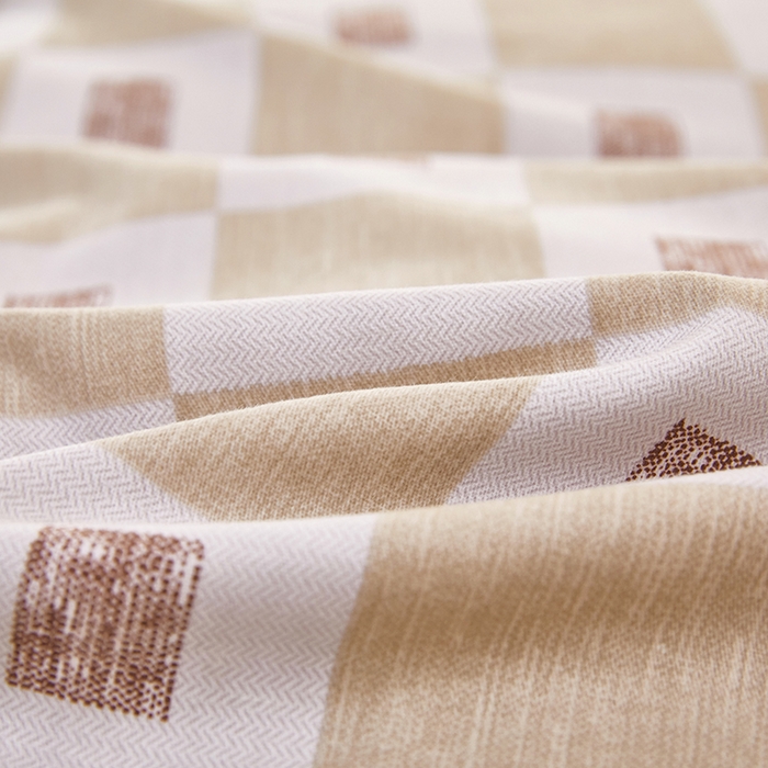 91家纺网 家纺一手货源 找家纺 雲归梦 2023新款全棉AB版加厚四件套 伽罗 咖