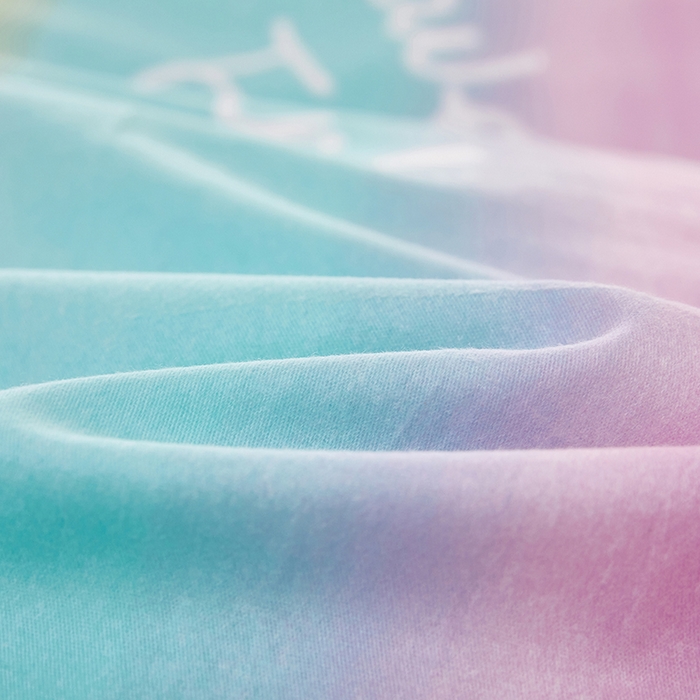 91家纺网 家纺一手货源 找家纺 雲归梦 2023新款全棉AB版加厚四件套 霓彩 桔