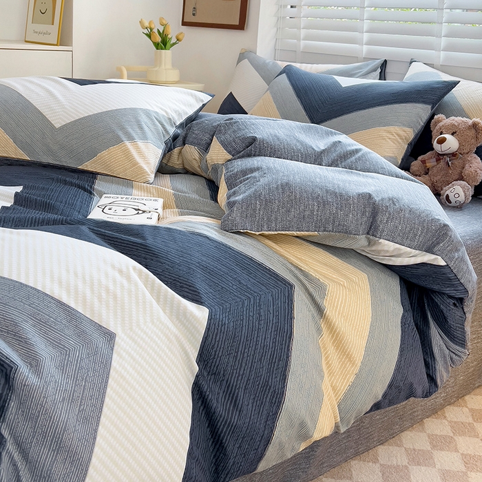 91家纺网 家纺一手货源 找家纺 西引力 2024新款全棉卡通印花单被套 文森特