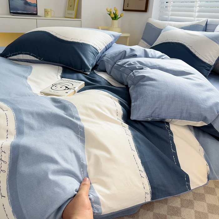 91家纺网 家纺一手货源 找家纺 西引力 2024新款全棉卡通印花单被套 欧尼亚