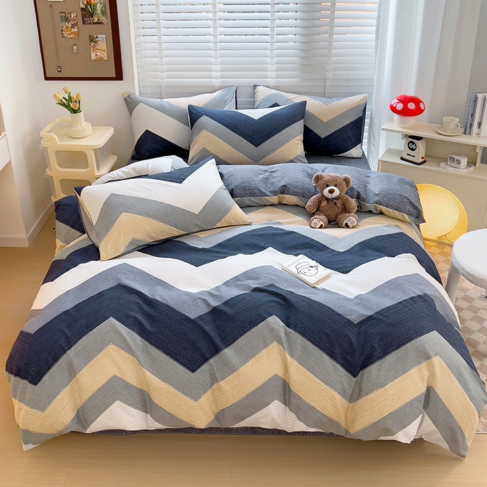 91家纺网 家纺一手货源 找家纺 西引力 2024新款全棉卡通印花单被套 文森特