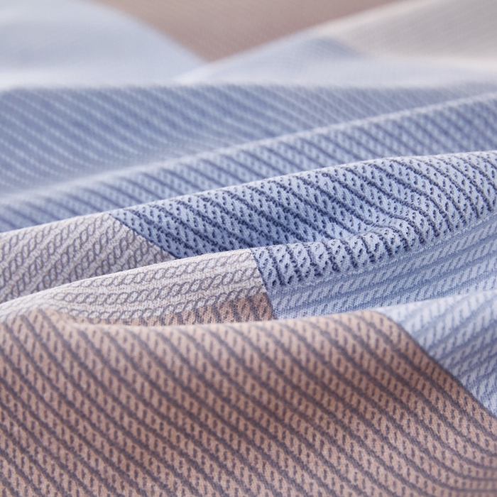 91家纺网 家纺一手货源 找家纺 雲归梦 2023新款全棉AB版加厚四件套 孟菲格 灰