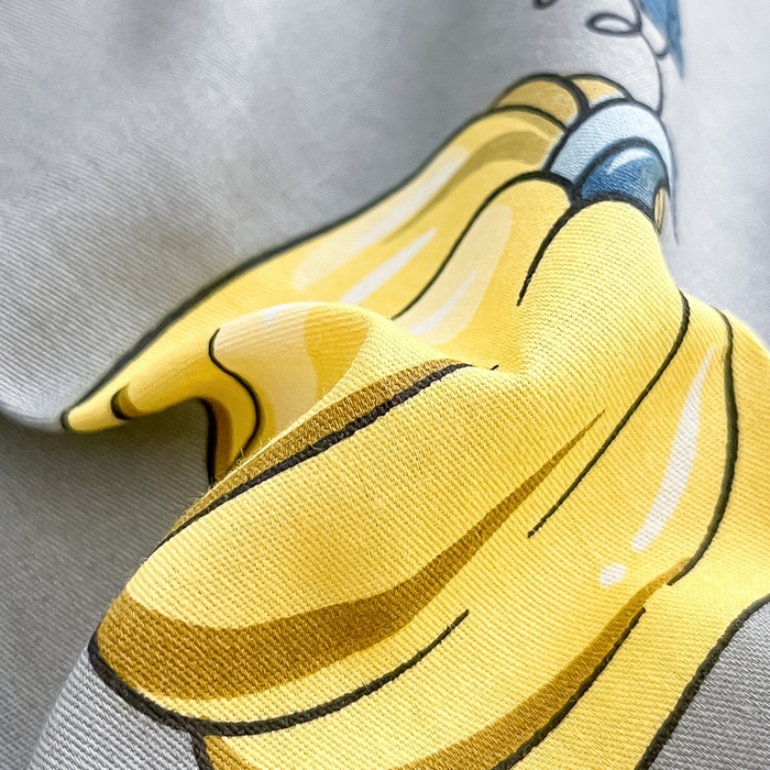 91家纺网 家纺一手货源 找家纺 铭成家纺 2024新款新疆棉喷气印花小清新系列单被套 神秘南瓜-灰