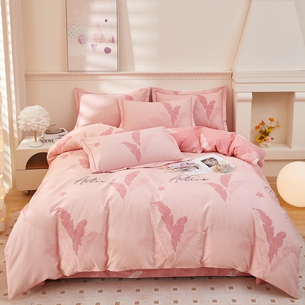 雲归梦 2023新款全棉AB版加厚四件套 蜜语花期