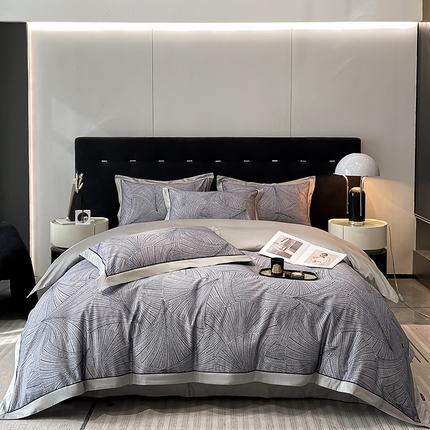 91家纺网 家纺一手货源 找家纺 （总）家居1号家纺 2024新款纯棉活性数码印花四件套-伊芙娜