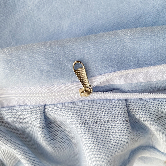 91家纺网 家纺一手货源 找家纺 可以家居 2024新款高克重全消光绣花四件套-潘多拉 梵星蓝