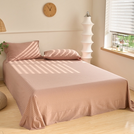 91家纺网 家纺一手货源 找家纺 （总）三沁家居 2024新款全棉水洗棉床单