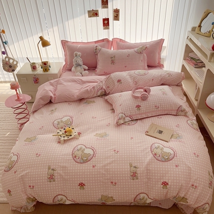 91家纺网 家纺一手货源 找家纺 （总）于果 2024新款全棉13370四件套（2）