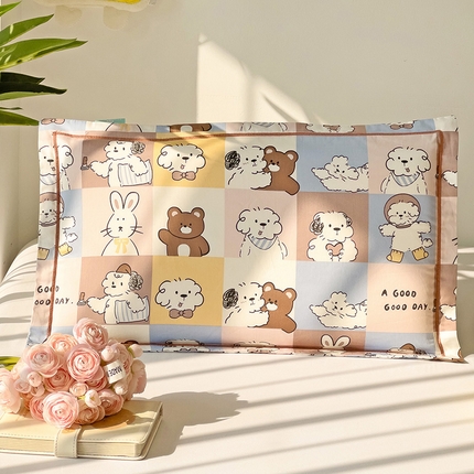 91家纺网 家纺一手货源 找家纺 （总）芯辰 2024新款印花儿童乳胶枕枕头枕芯