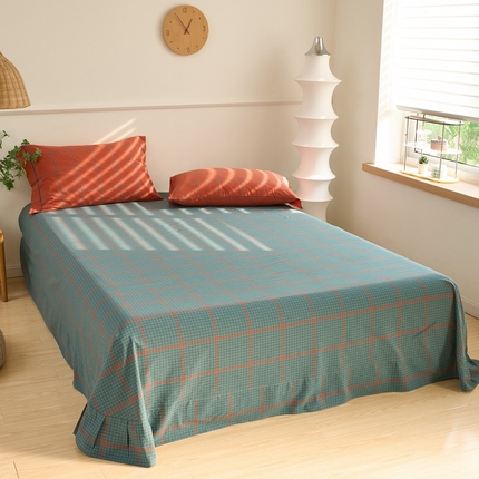 91家纺网 家纺一手货源 找家纺 （总）三沁家居 2024新款全棉水洗棉床单