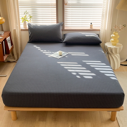 91家纺网 家纺一手货源 找家纺 （总）启程家纺 2026新款全棉A类水洗棉多规格四件套单品-单床笠