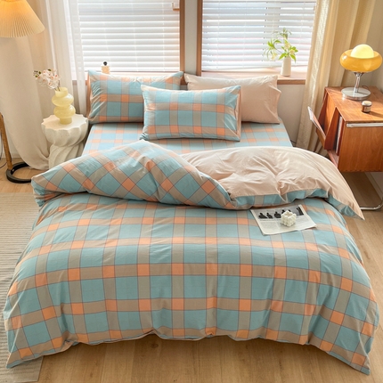 91家纺网 家纺一手货源 找家纺 （总）启程家纺 2026新款全棉A类水洗棉多规格四件套单品-四件套