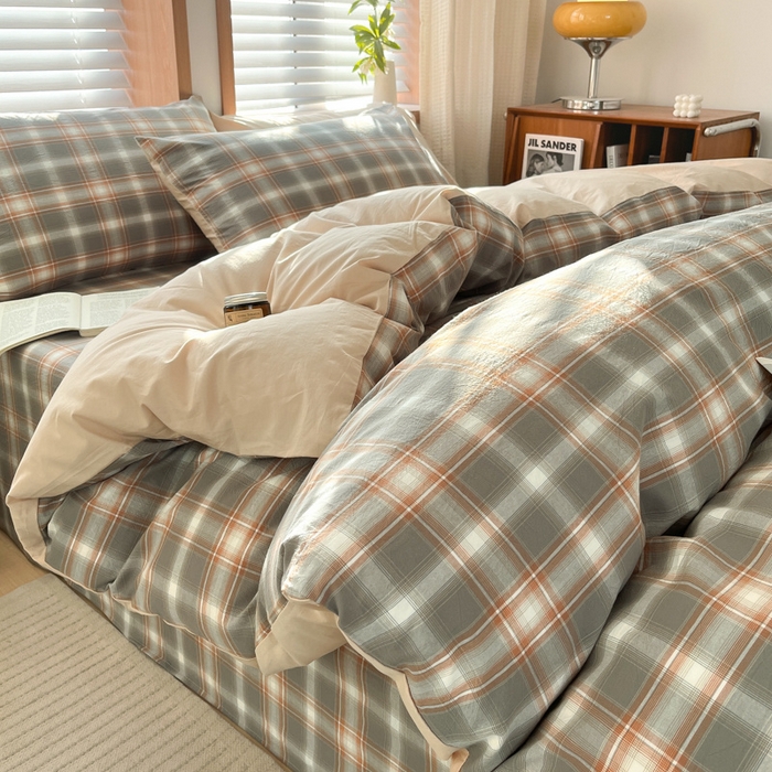 91家纺网 家纺一手货源 找家纺 启程家纺 2026新款全棉A类水洗棉多规格四件套单品-四件套 诺卡