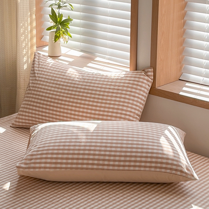 91家纺网 家纺一手货源 找家纺 （总）启程家纺 2026新款全棉A类水洗棉多规格四件套单品-单枕套