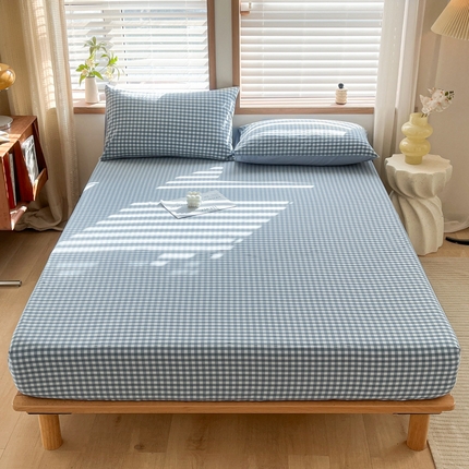 91家纺网 家纺一手货源 找家纺 （总）启程家纺 2026新款全棉A类水洗棉多规格四件套单品-单床笠