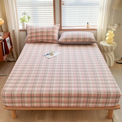 91家纺网 家纺一手货源 找家纺 （总）启程家纺 2026新款全棉A类水洗棉多规格四件套单品-单床笠