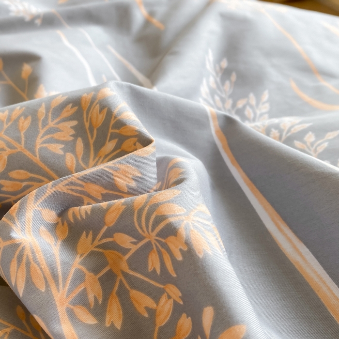 91家纺网 家纺一手货源 找家纺 格里芬家纺 2025新款全棉四件套13376纯棉印花四件套 米洛-灰