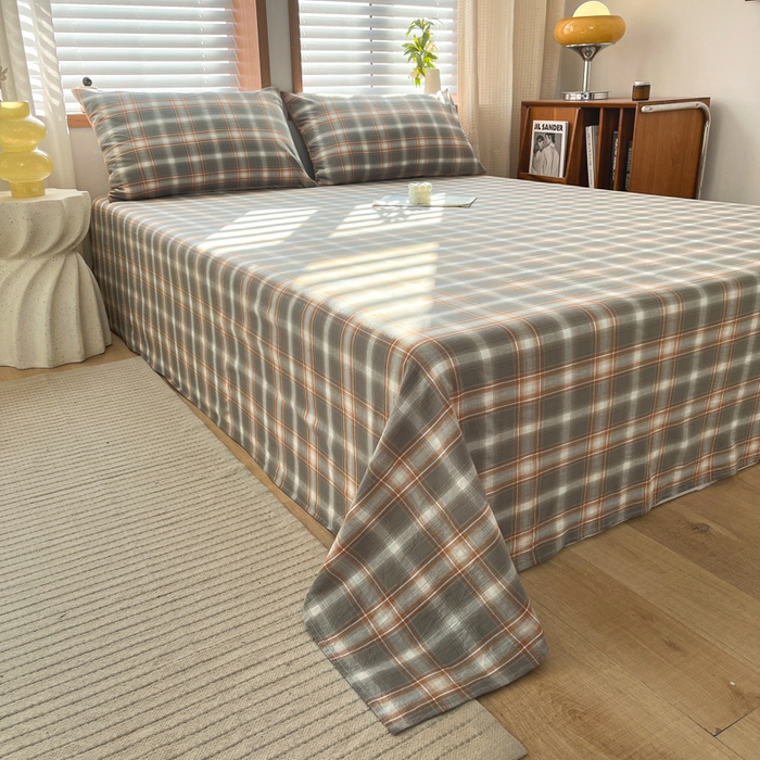 91家纺网 家纺一手货源 找家纺 （总）启程家纺 2026新款全棉A类水洗棉多规格四件套单品-单床单