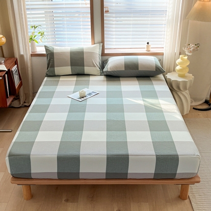 91家纺网 家纺一手货源 找家纺 （总）启程家纺 2026新款全棉A类水洗棉多规格四件套单品-单床笠