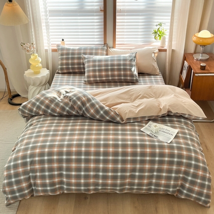 91家纺网 家纺一手货源 找家纺 （总）启程家纺 2026新款全棉A类水洗棉多规格四件套单品-四件套